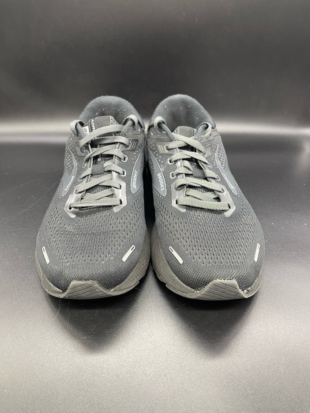 Brooks Adrenaline GTS 22 Triple Black Women's Size 9.5 D (Wide) No Insoles